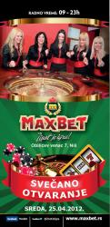 Kompanija MaxBet poziva na sve&Auml;�ano otvaranje novog lokala u Ni&Aring;&iexcl;u