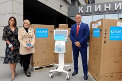 UNICEF isporuÄ�io respiratore  zdravstvenim ustanovama na Jugu Srbije